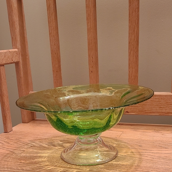 Bullicante blown glass centerpiece compote bowl - Picture 6 of 6